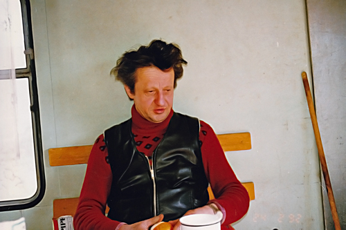 Zimmermann Dieter Briesnick, das Juwel auf der Baustelle, so Dieter Frambach