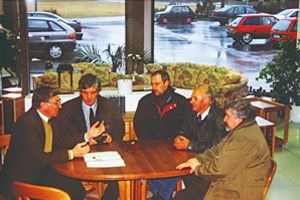 Foto von einem Gegenbesuch in Westenholz Foto: Archiv Dieter Frambach