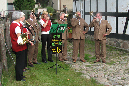 Jagdhornbläsergruppe Töpchin Im Festzelt