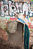 Eingang Nordtor Tonnengewölbe im unterirdischen Tunnel