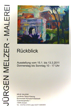 2011-01-15 Kunstmaler Jürgen Melzer wird 70