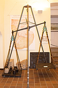Zossener Ratswaage im Burgmuseum Bad Belzig