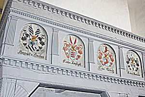 Wappen der Brandt v. Lindau Altar