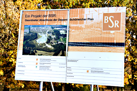 BSR-Projekt: Geordneter Abschluss der Deponie