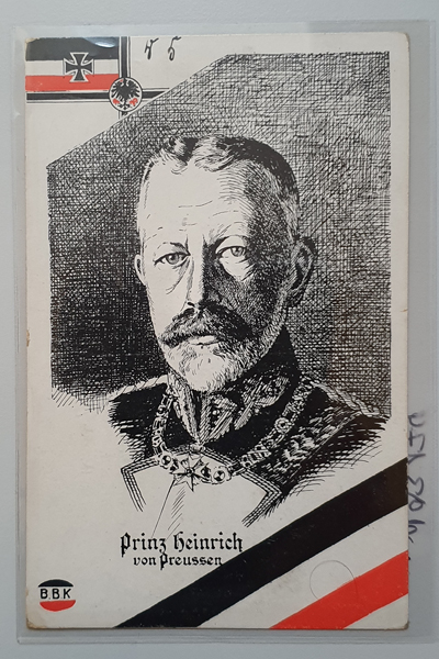 Musterpostkarte, Prinz Heinrich von Preußen, gedruckt in Zossen