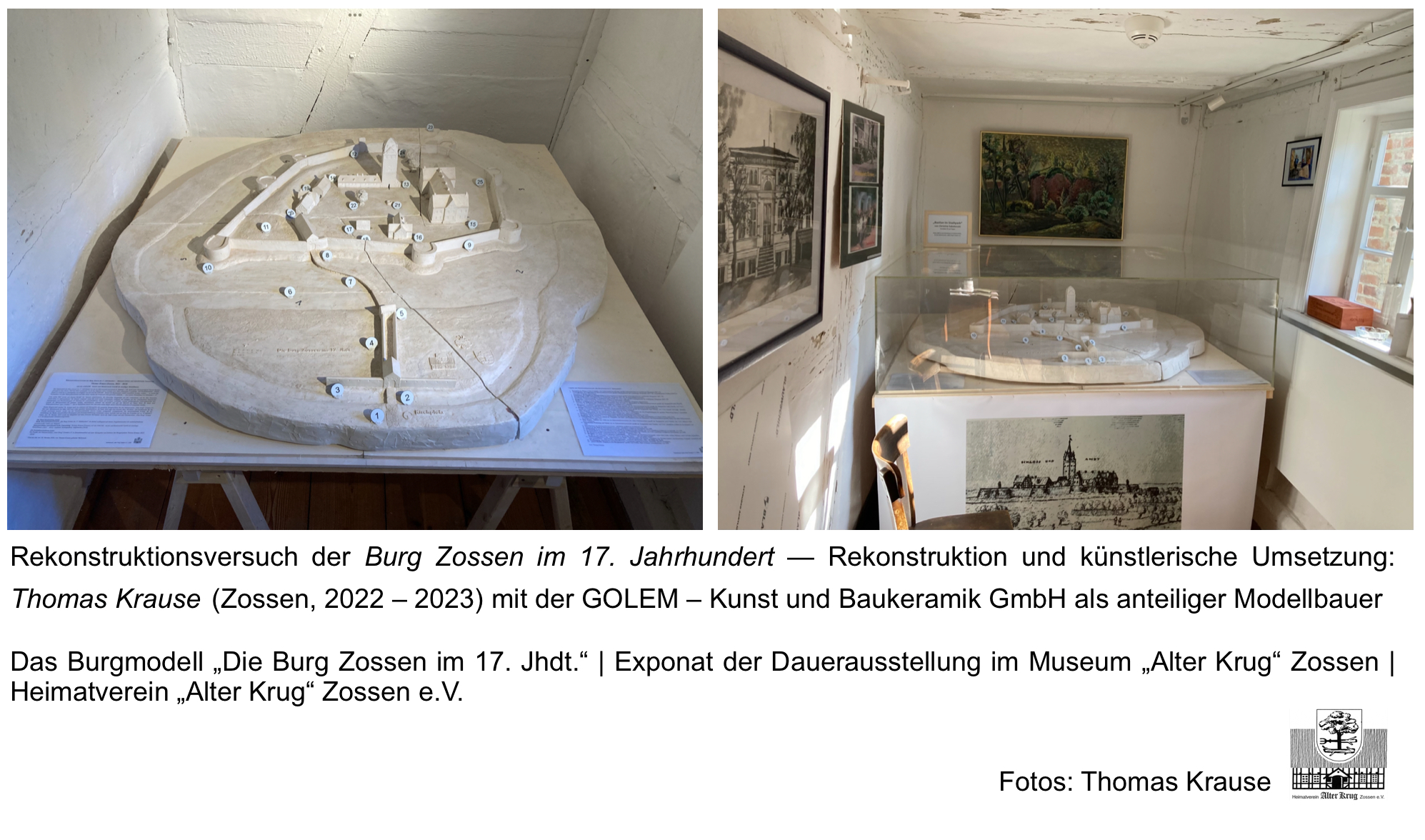Exponat im Museum Burgrelief 2025