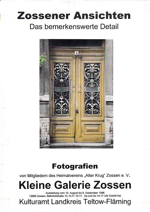 1996-08-10 Ausstellung Zossener Ansichten