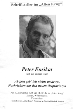 1996-11-30 Peter Ensikat im "Krug"