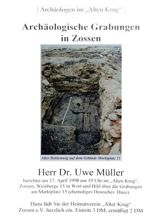 1998-04-17 Archäologe Dr. Uwe Müller über Funde in Zossen