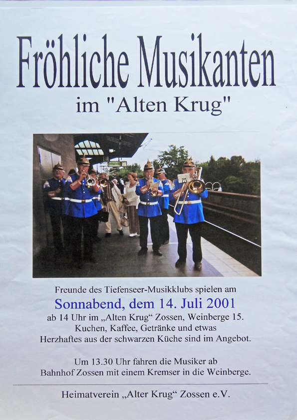 2001-07-14 Fröhliche Musikanten im "Krug"