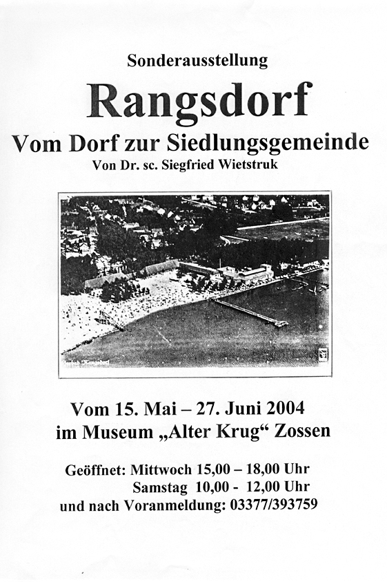 004-05-15 Rangsdorf - Vom Dorf zur Siedlungsgemeinde