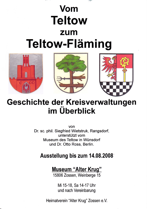 2008-08-14 Geschichte des Teltow und seiner Verwaltungen