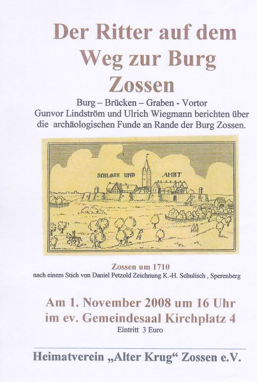 2008-11-01Der Ritter auf dem Weg zur Burg Zossen