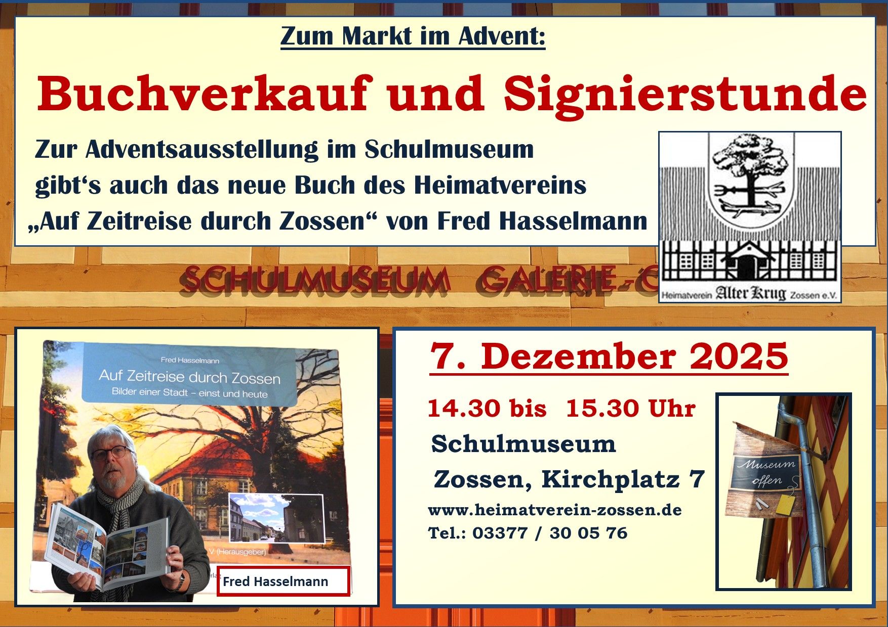 2025-12-07 zweite Signierstunde mit Fred Hasselmann